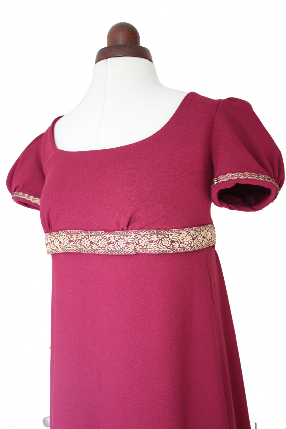 Ladies 18th 19th Century Regency Jane Austen Costume Evening Gown Size 8 - 10 Image